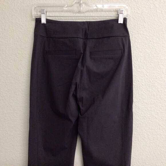 Carbon 38 Womens Mid Rise Split Ankle Leggings Pull On Pants Black Size Small - Picture 4 of 8